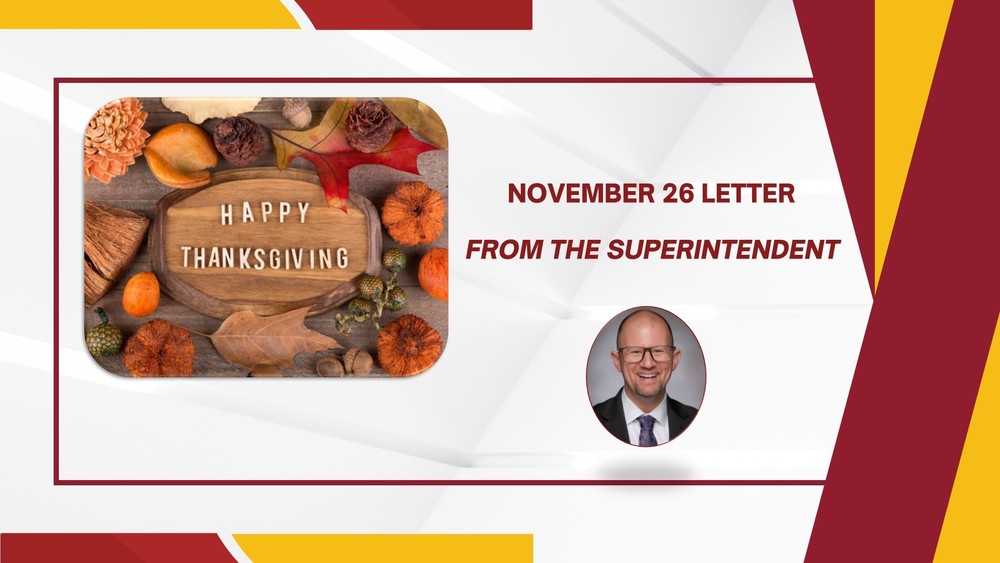 End of November Letter