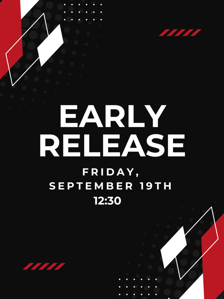 Black And Red Modern Black Friday Poster