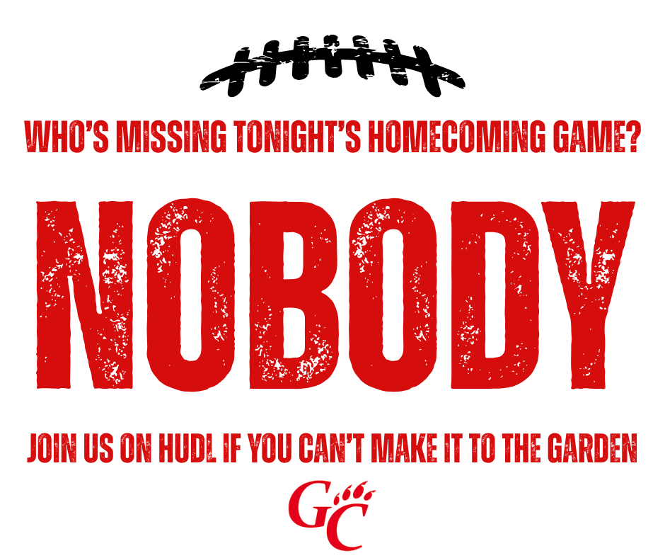 Who’s missing tonight’s homecoming game NOBODY! Join us on hudl if you can’t make it to the Garden