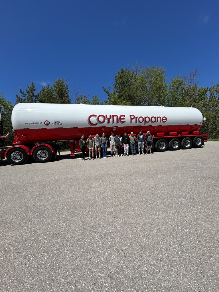 Thank you Mr. Widrig for visiting with your truck from Coyne Propane.