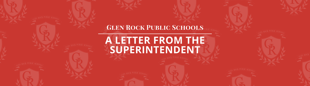A letter from the Superintendent Header