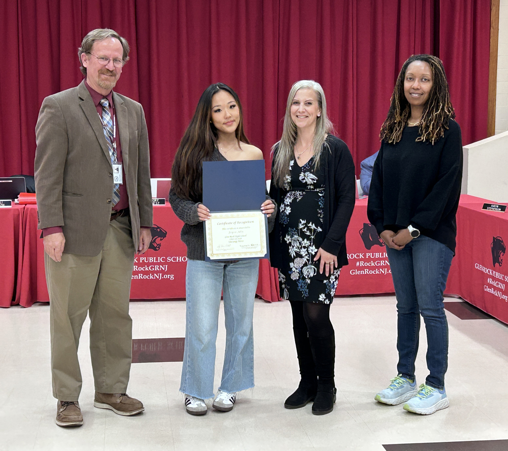 Joyce Ahn Unsung Hero at BOE meeting