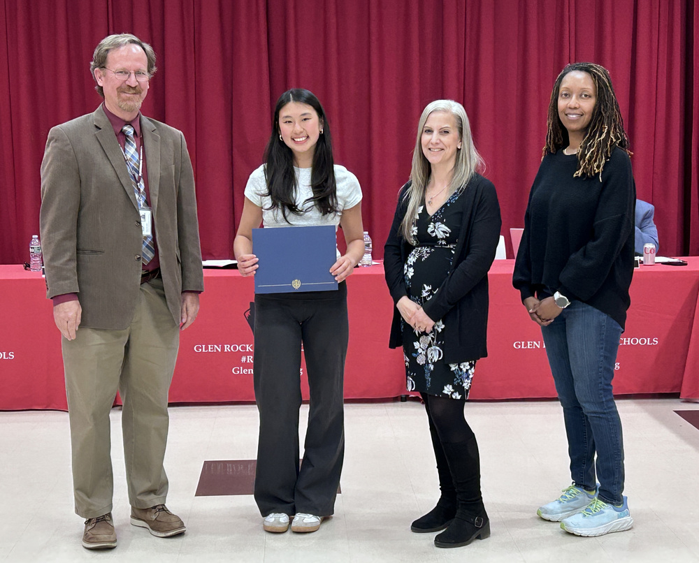 amber wang valedictorian at BOE meeting