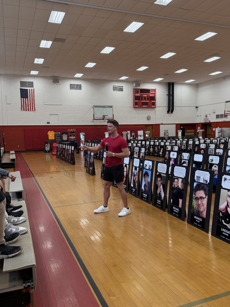 The Black Poster Project displayed in the grhs gym