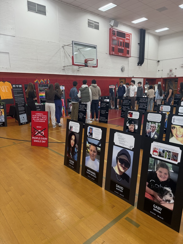 The Black Poster Project displayed in the grhs gym