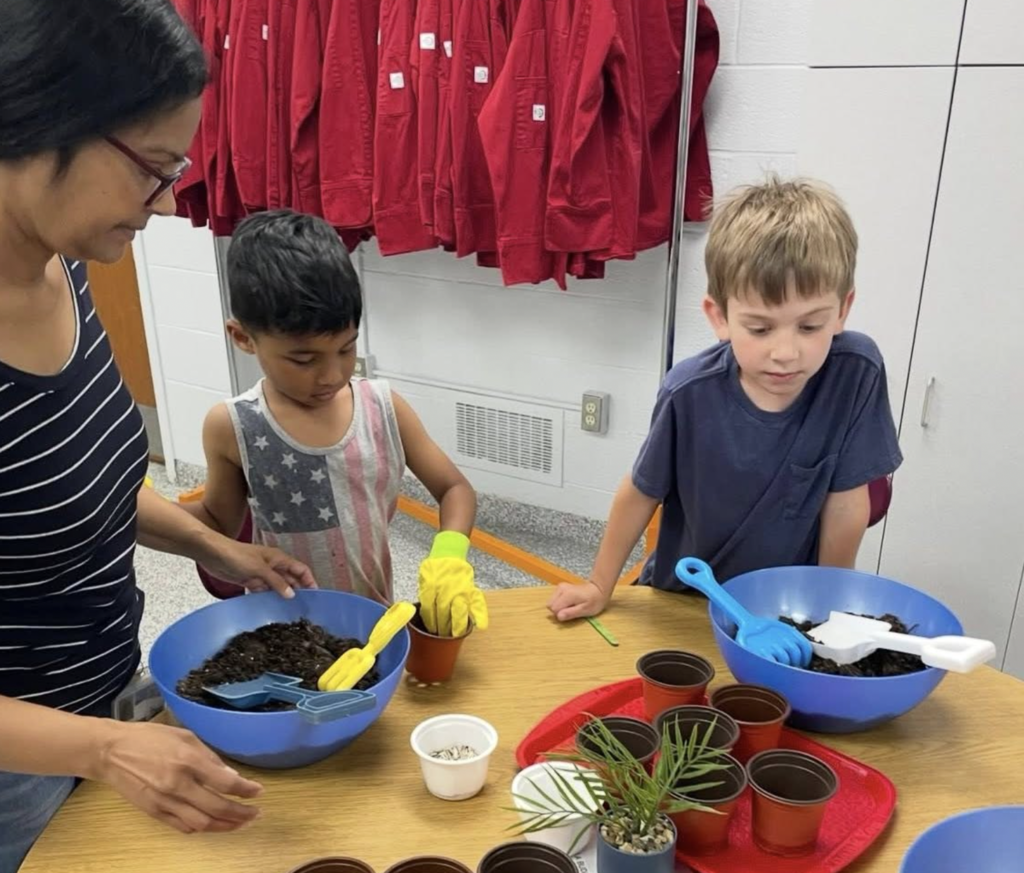 ECP students have planting party