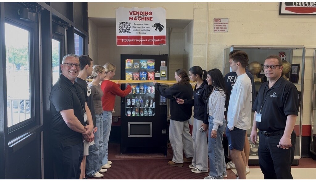 vending machine ribbon cutting