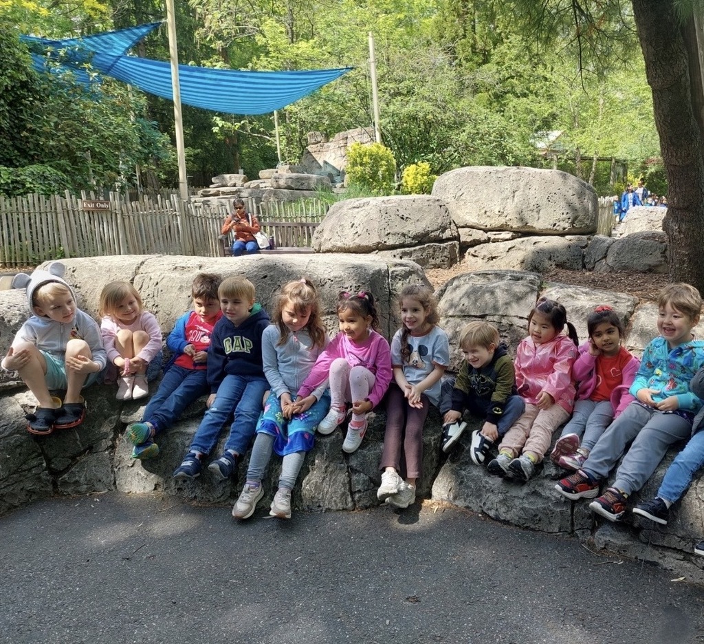 sitting on rock