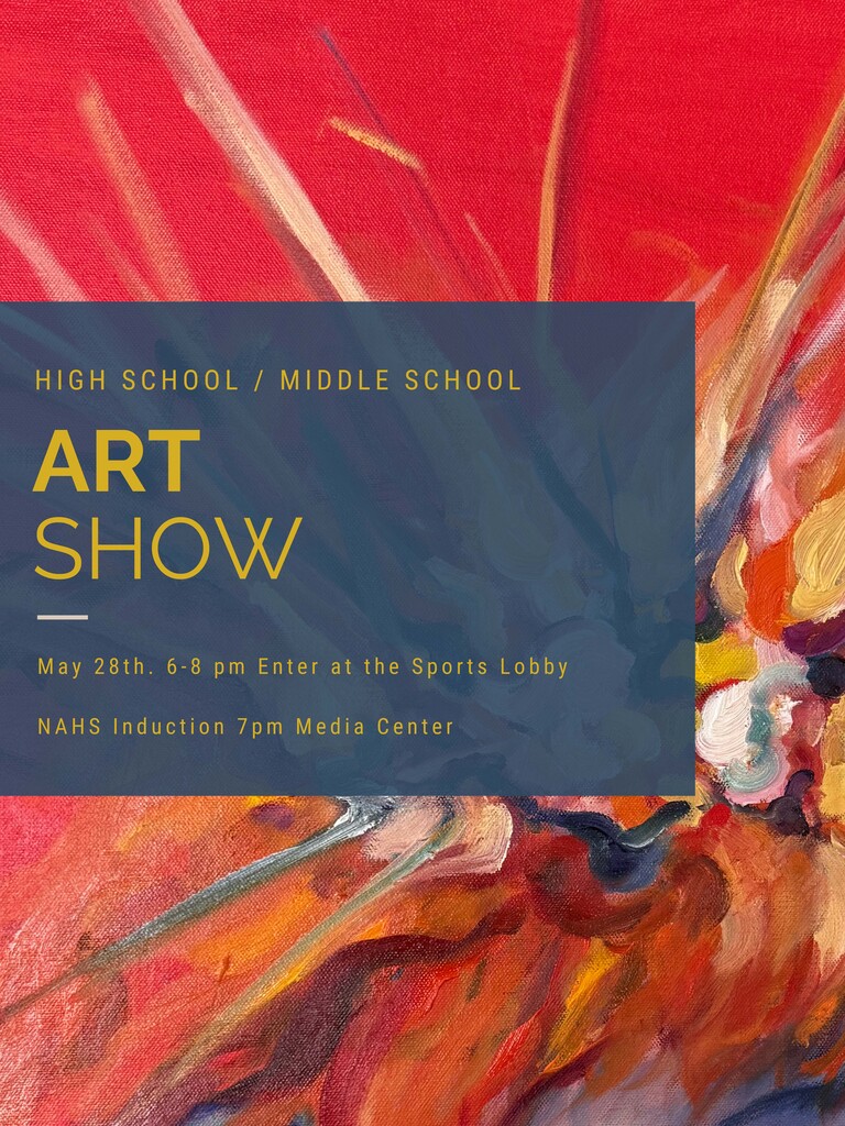 art show flyer May 28