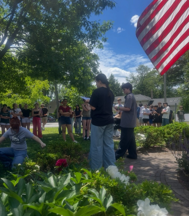 Pride flag raising