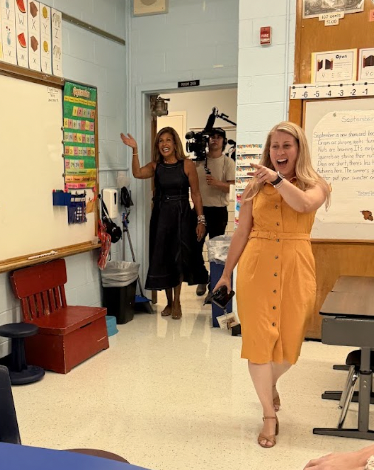 Hoda Surprises Holmgren at Byrd