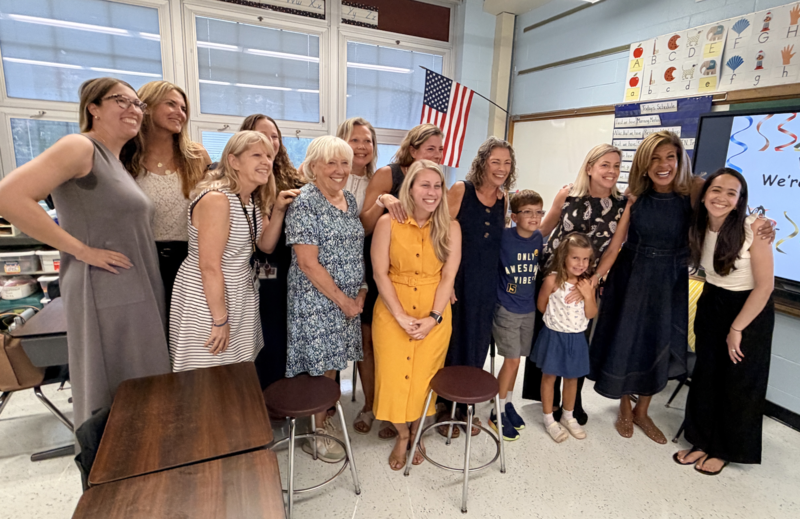 Hoda Surprises Holmgren at Byrd