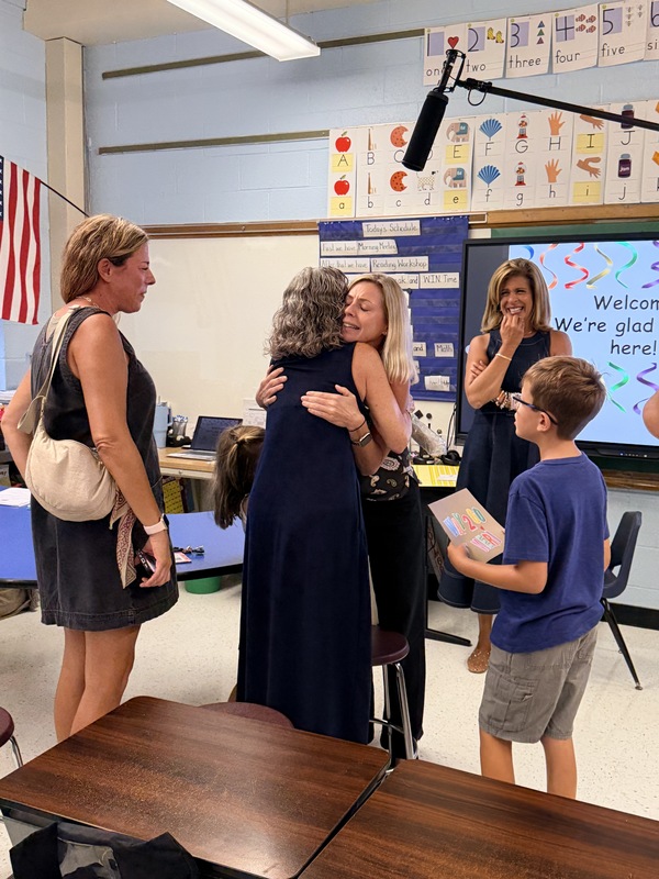 Hoda Surprises Holmgren at Byrd