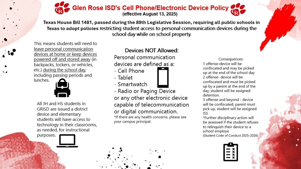 Student device policy 