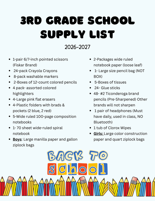 3rd Supplies