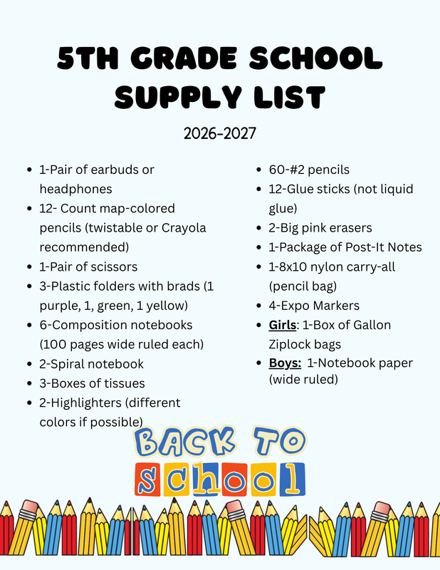5th Supplies