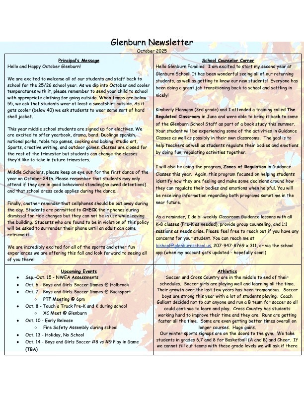 Newsletter Pt 1