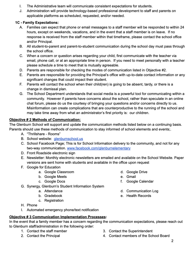 Communication Page 2