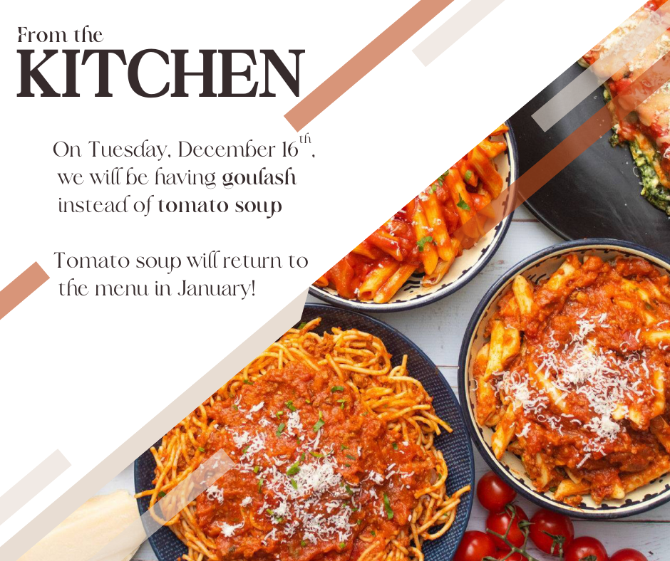 Goulash instead of Tomato Soup