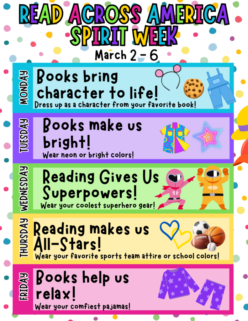 Read Across America - Spirit Week