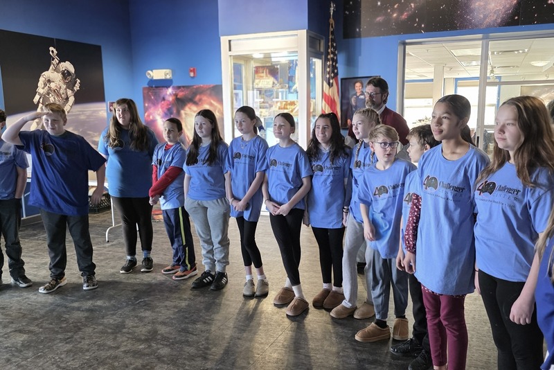 Glenburn students at Challenger