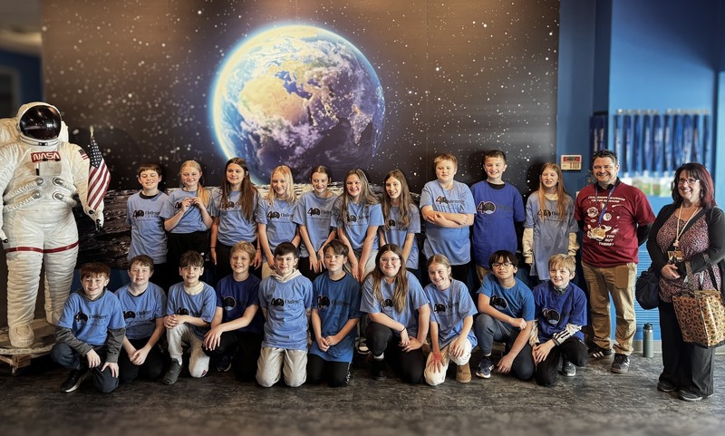 Glenburn students at Challenger