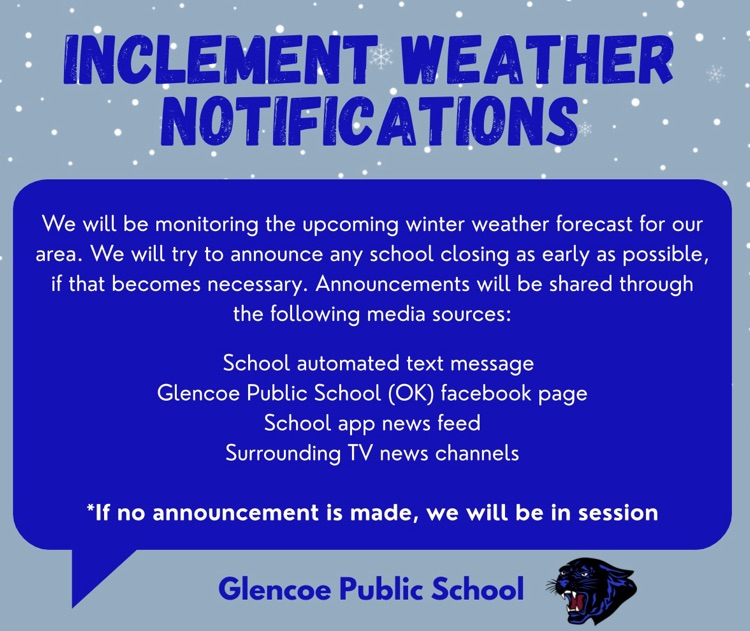 inclement weather