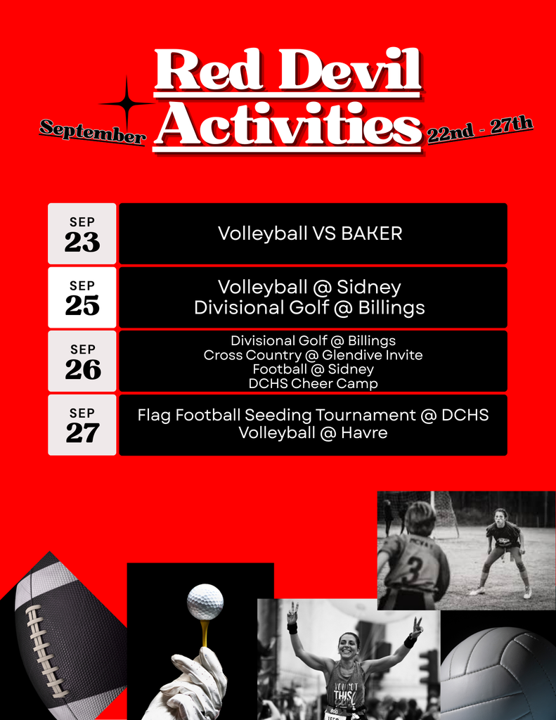 DCHS Events 9/22-9/27