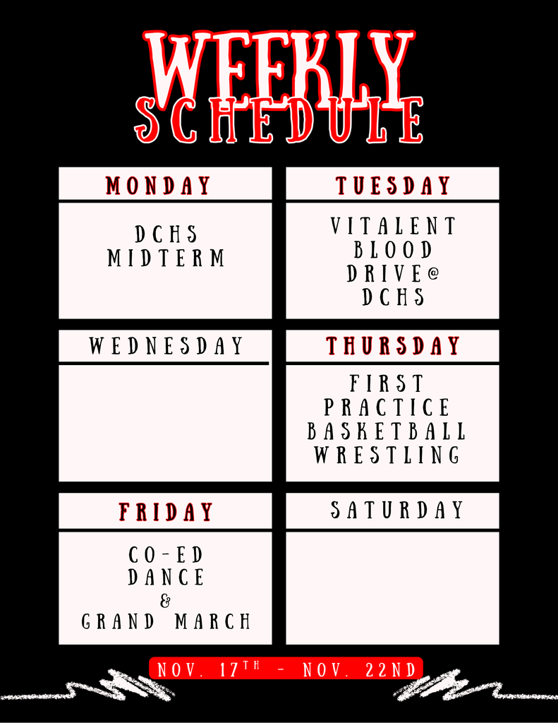 DCHS Activities 11/17-11/21