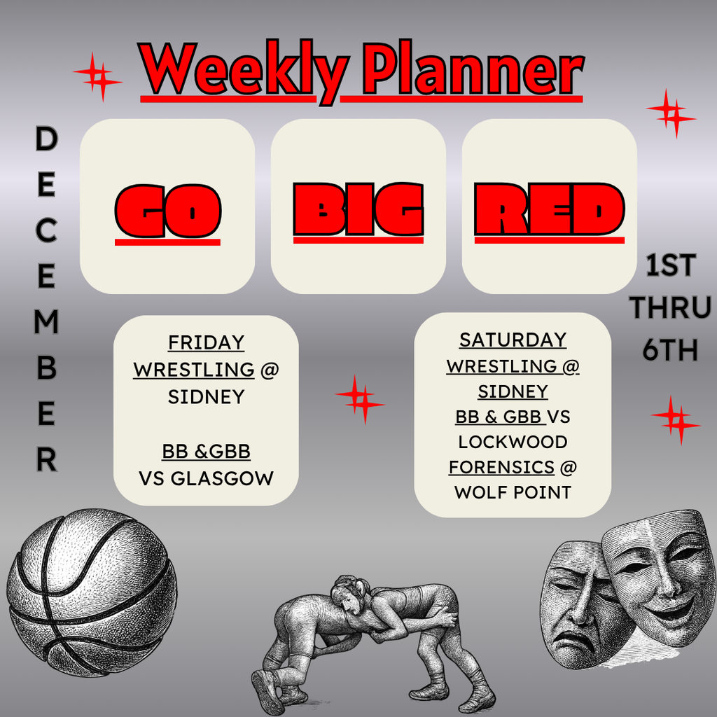 DCHS Activities and Events 12/1-12/6