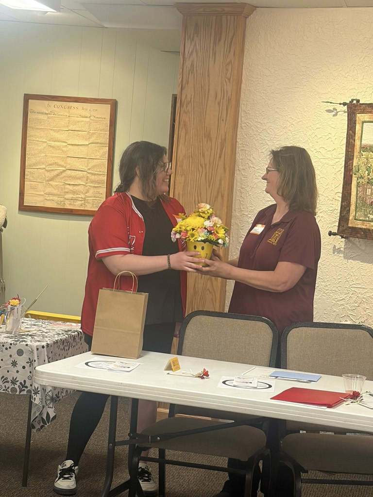 Zonta honored longtime advisor Nicole Cohen, who is leaving Glendive to continue her education at the University of Montana.