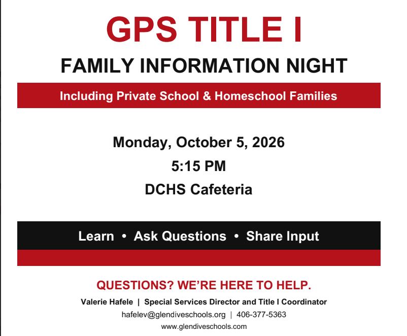 Title I Parent Meeting