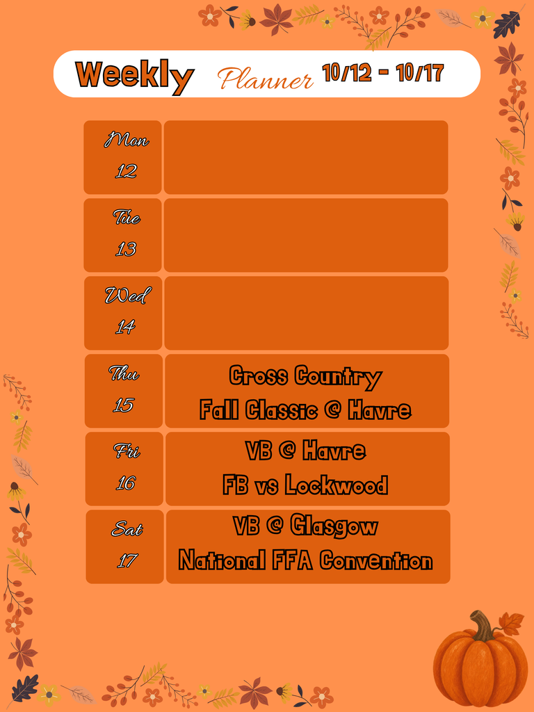 schedule