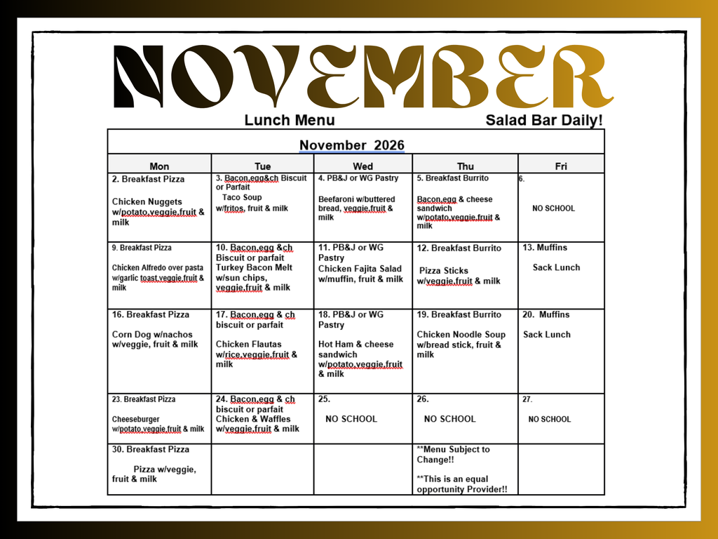 nov lunch