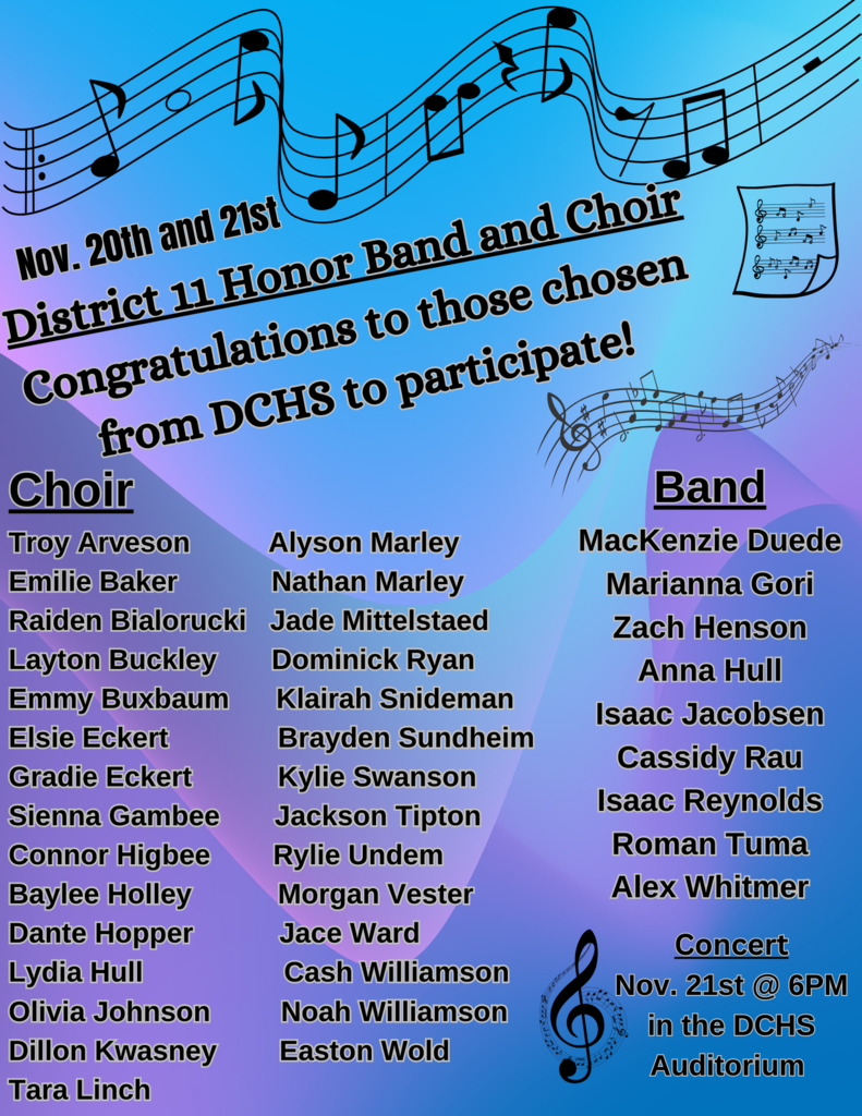 DDN Honor band and Choir