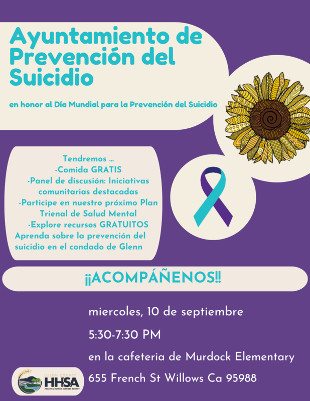 World Suicide Prevention Town Hall Meeting  -Spanish