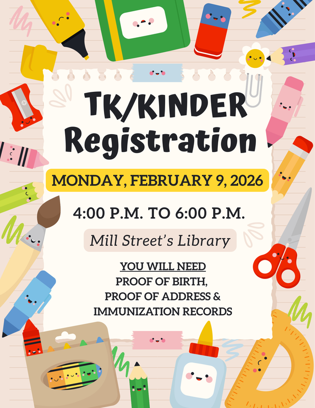 OUSD TK/Kinder Registration