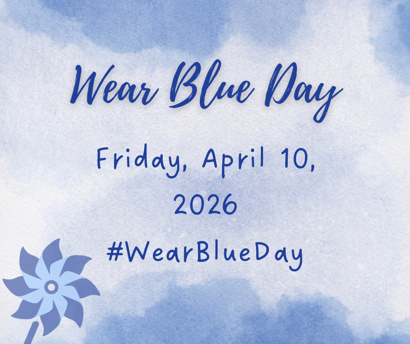 CAP Month Wear Blue Day