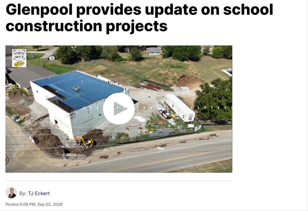 KJRH Story on our Counstruction