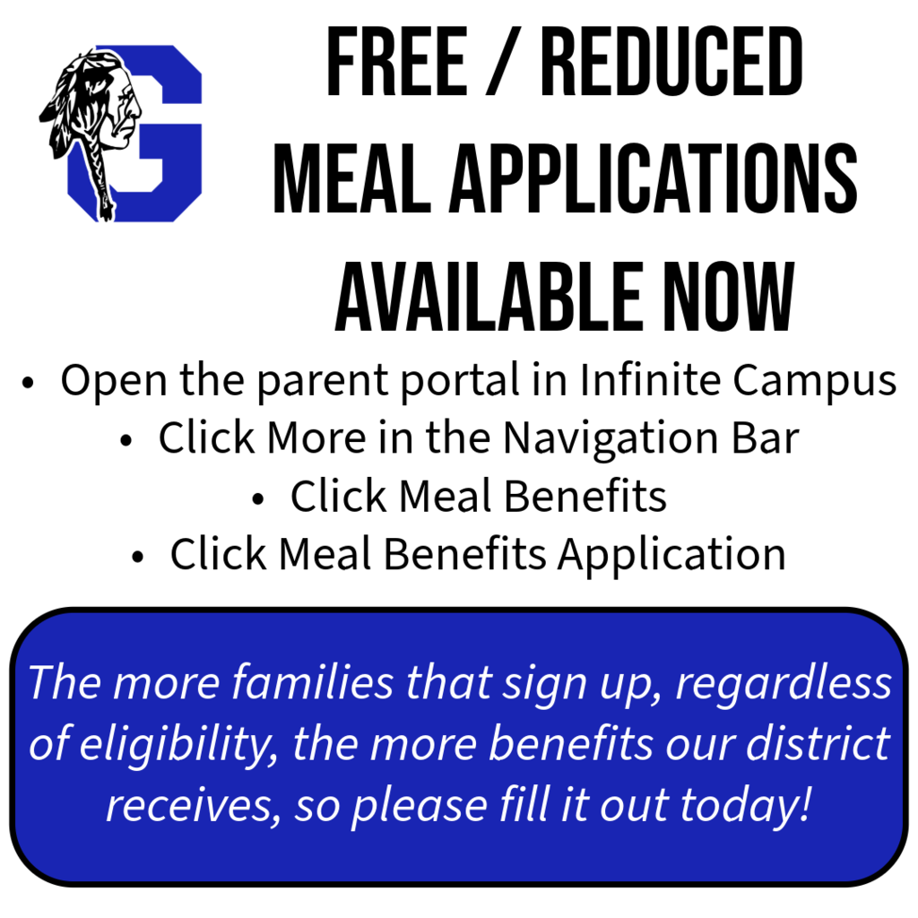 Apply now for Free/Reduced meals for 25-26