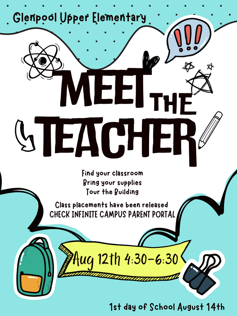 Aug 14 Meet the Teacher