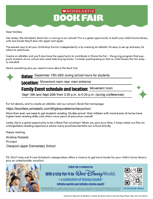 GES Fall Bookfair