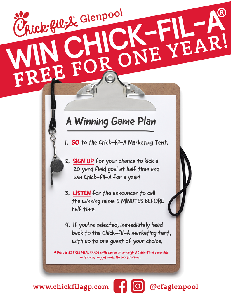 Win Chick-fil-A for a YEAR!!