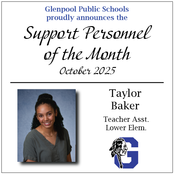 Oct 2025 Support Personnel of the Month - Taylor Baker
