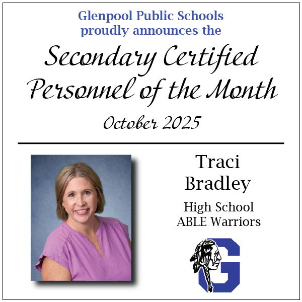 Traci Bradley - Oct 2025 Secondary Teacher of the Month