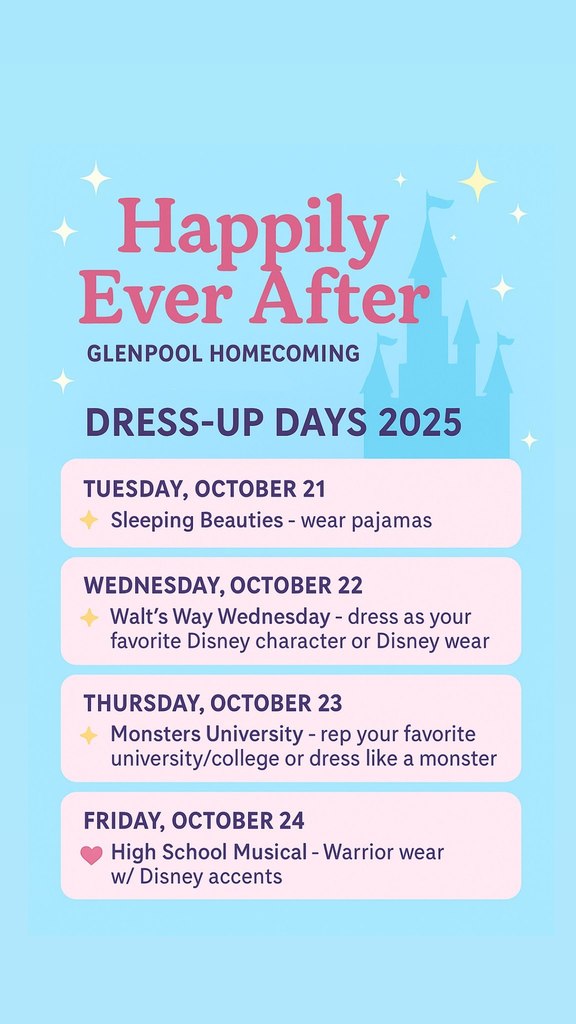 Homecoming Dress Up Days