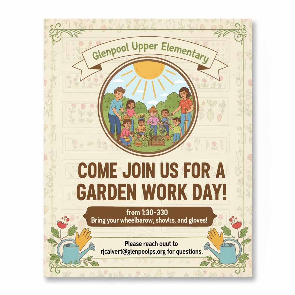Garden Work Day - Nov 8