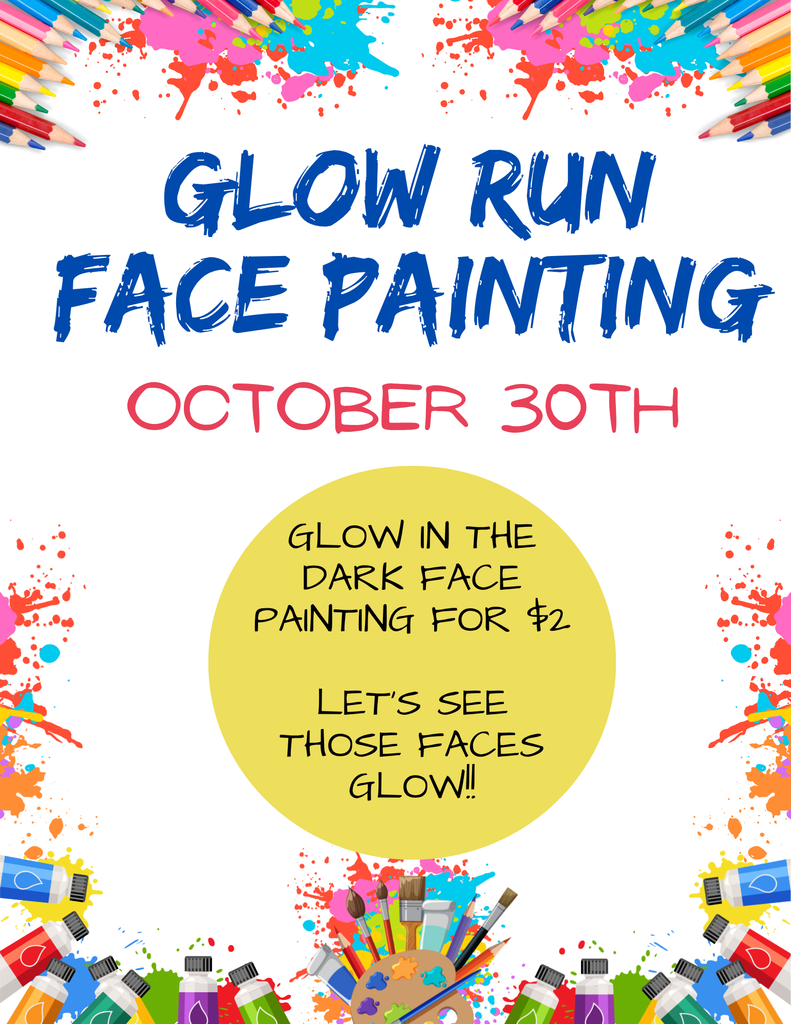 Glow in the Dark Face Painting