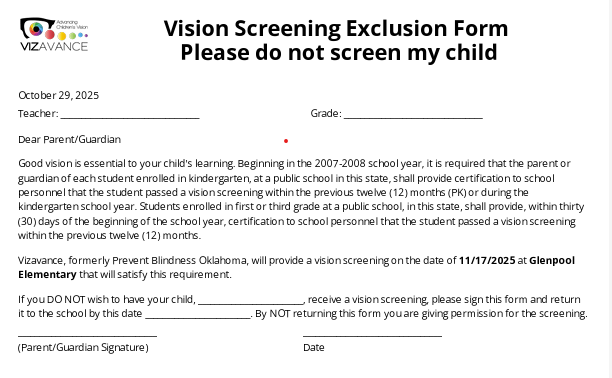 Opt Out Form