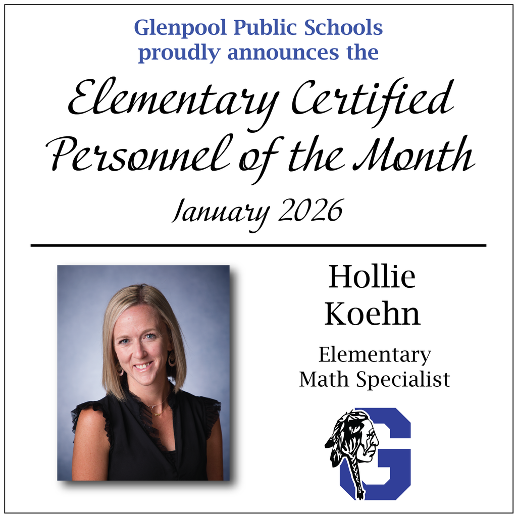 Hoolie Koehn, teacher of the month for Elementary
